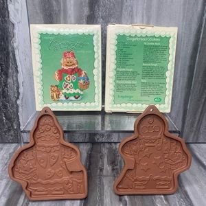 Longaberger 2000 Ginger & Rodger Cookie Molds